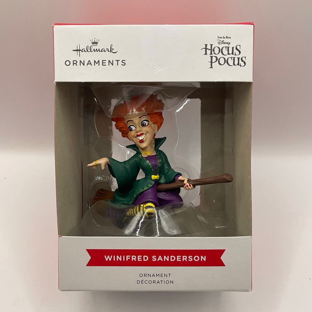 Hallmark Ornaments Winifred Sanderson From Disney’s Hocus Pocus Ornament NEW